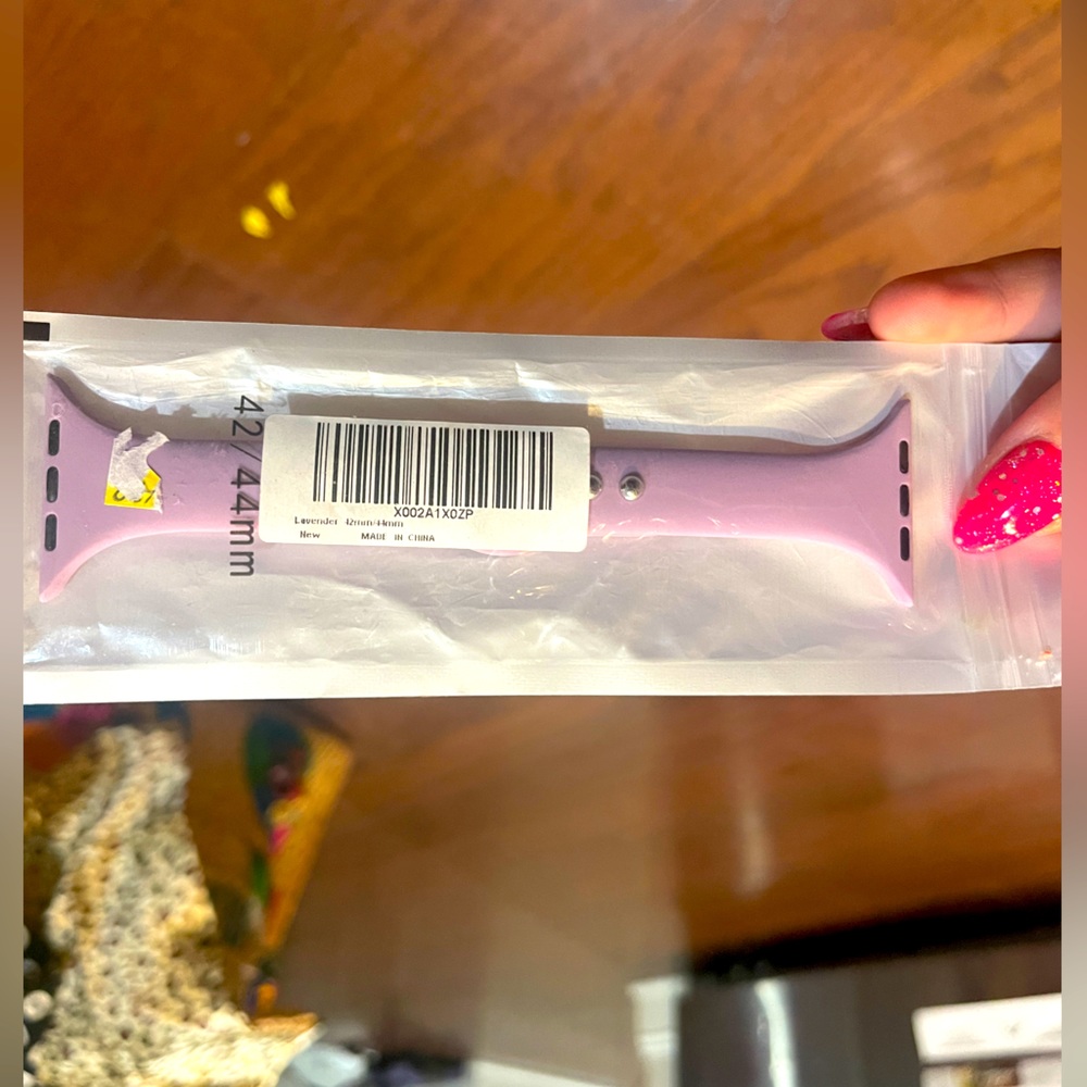NEW BAND Purple Lavender Sport Silicone For Apple Watch 42/44 mm
